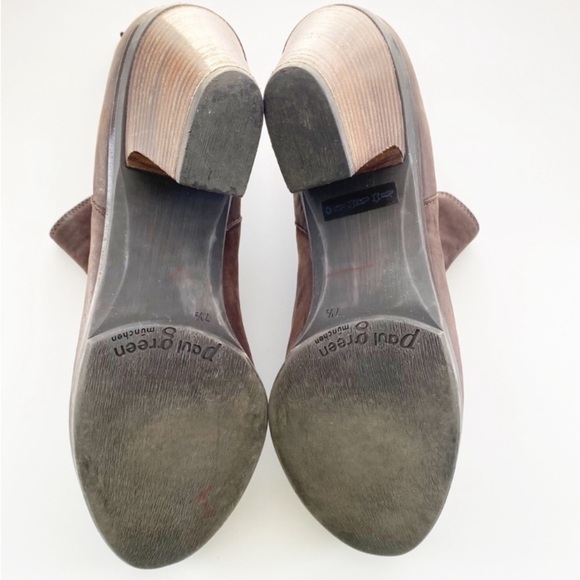 PAUL GREEN Leather Jano Western Style Ankle Booties - Picture 8 of 9